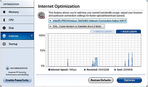 SpeedUpMyPC - Internet Optimizer