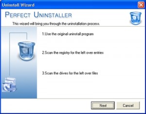 how to use perfect uninstaller