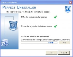 how to use perfect uninstaller