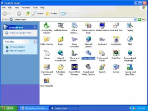 Power Options in Windows XP