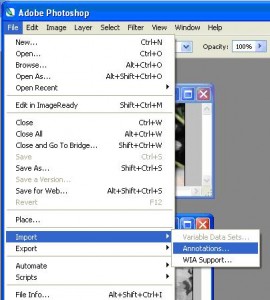 Adobe Photoshop import