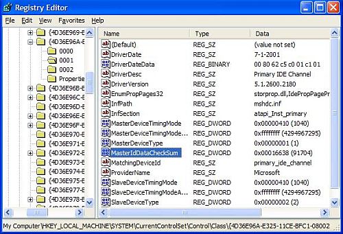 Force Windows HDD DMA check