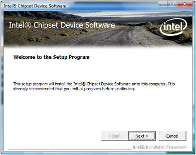 Intel Driver Installation