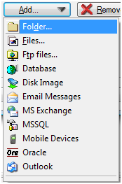 Handy Backup Sources What you can backup