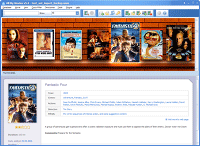 Movie organizer window