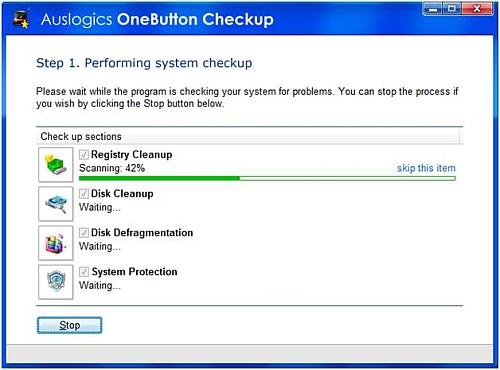 System checkup execution