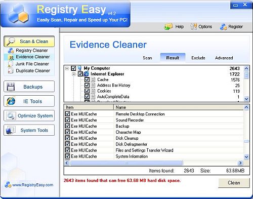 Registry Easy Evidence Eraser