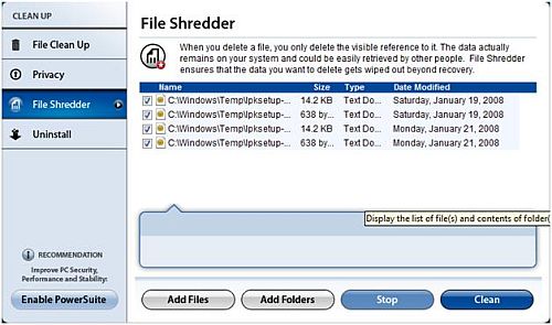 SpeedUpMyPC - File Shredder SpeedUpMyPC - File Shredder