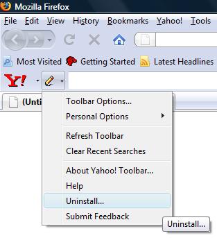 Uninstall Yahoo Toolbar Uninstall Yahoo Toolbar
