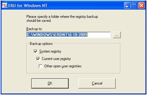 Registry Backup NT