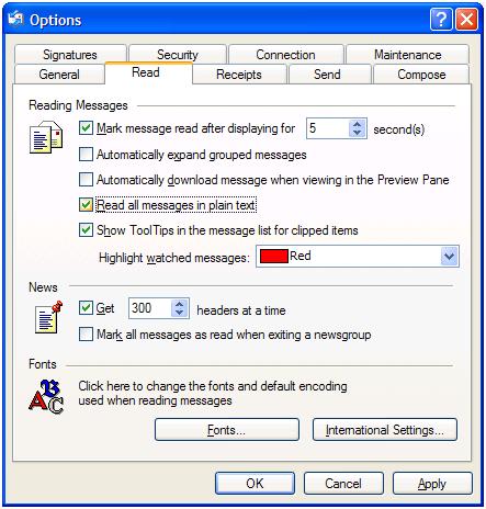 how to change email address in outlook express