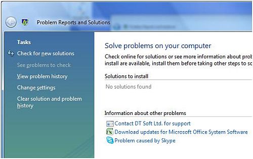 Historia problemów z systemem Vista
