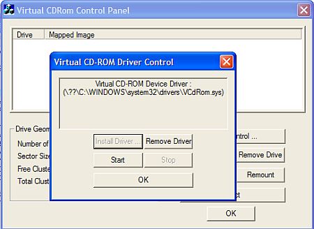 Install Virtual CD-ROM driver