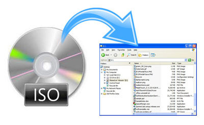 XP extract ISO files