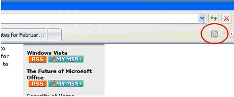 How to subscribe to an RSS feed in Internet Explorer 7 - PCauthorities.com