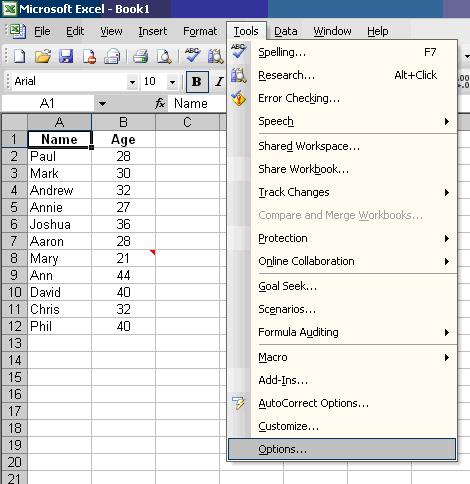 How to Display or Hide Worksheet Tabs in MS Excel XP. - PCauthorities.com