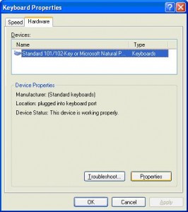 xp reinstall keyboard driver