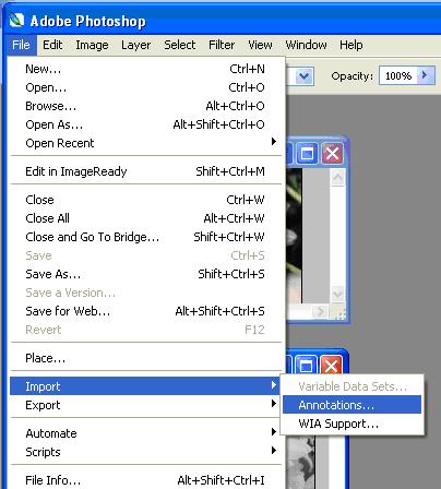 How to Import Comments in Adobe Photoshop CS2. - PCauthorities.com