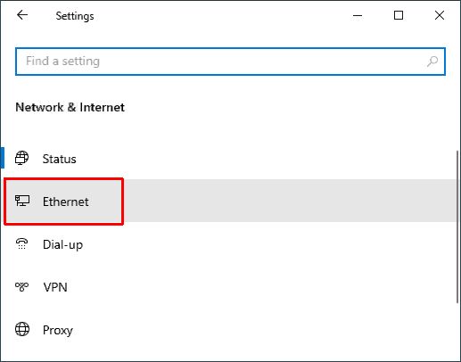 Windows 10 Select Network Connection