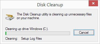 Disk Cleanup Cleaning