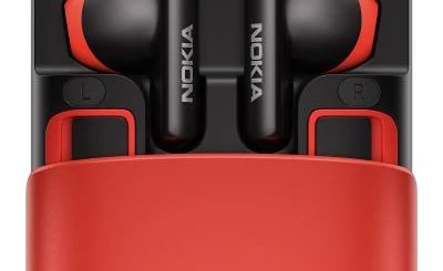 Nokia 5710 with earbuds