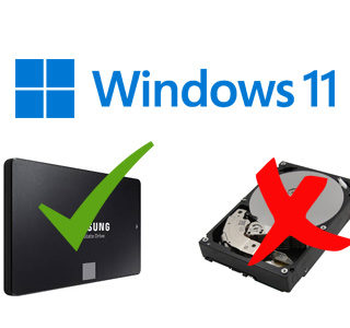 Windows 11 SSD vs HDD