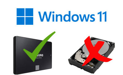 Windows 11 SSD vs HDD
