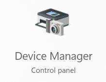 device manager control panel