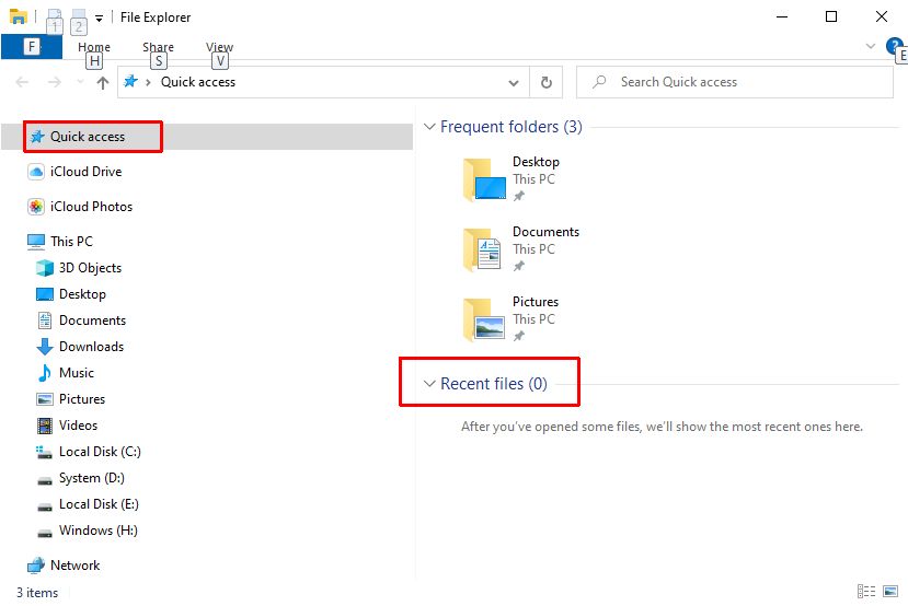 How to Control Quick Access and Recent Files in Windows 10